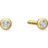 Julie Sandlau Finesse Earrings - Gold/Transparent • Pris »