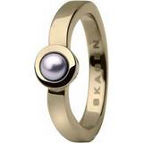 Skagen Ring - Gold/Pearl (3 butikker) • PriceRunner »