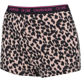 Calvin Klein Glisten Lounge Shorts - Sketched Leopard Print/Honey Almond •  Pris »