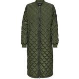 Only Valerie Double Breasted Trenchcoat - Green/Grape Leaf • Pris »