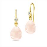 Julie Sandlau Prima Ballerina Earrings - Gold/Blush/Transparent • Pris »