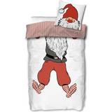 Licens Jule sengetøj 140x220 - Julesengetøj julenisse • Pris »