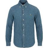 Polo Ralph Lauren Slim Fit Denim Sport Skjorte - Blå • Pris »