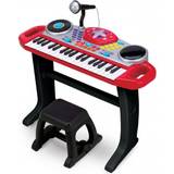 Big Steps Rockstar Keyboard Toys with Microphone & Stool • Pris »