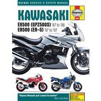 Haynes Kawasaki EX & ER500 (GPZ500S) '87 to '08 ER500 (ER-5) '97 to '07  Service and Repair Manual (Pocket, 2016), Pocket • Se priser nu »