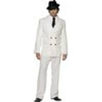 Smiffys Fever Gangster Costume White • Se priser (5 butikker) »
