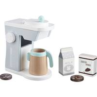 Kids Concept Kaffemaskine I Træ Med Tilbehør • Se priser hos os »