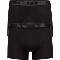 Puma Boxer Shorts 2-pack - Black/Black • Se priser (12 butikker) »