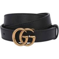 Gucci GG Marmont Bælte - Sort • Se priser (1 butikker) »