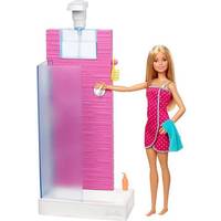 Mattel Barbie Dukke med Brusekabine FXG51 • Se priser hos os »