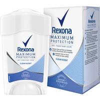 Rexona Maximum Protection Clean Scent Deo Roll-on 45ml • Se priser nu »