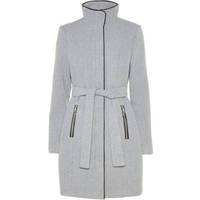 Vero Moda Wool Jacket - Grey/Light Grey Melange • Se priser hos os »