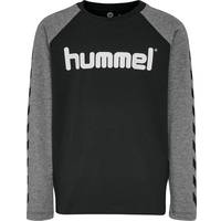 Hummel Boy's T-shirt LS - Black (204711-2001) • Se priser hos os »