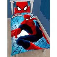 Marvel Spiderman 2i1 Sengetøj 140x200cm • Se priser (4 butikker) »