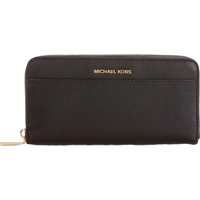 Michael Kors Jet Set Pocket Continental Wallet - Black • Se priser nu »