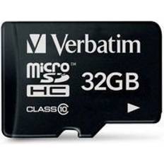 32 GB - USB 3.1 (Gen 2) - USB Type-A Hukommelseskort & USB Stik Verbatim MicroSDHC Class 10 32GB