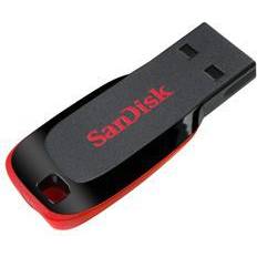 32 GB - USB 3.1 (Gen 2) - USB Type-A Hukommelseskort & USB Stik SanDisk Cruzer Blade 32GB USB 2.0