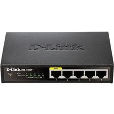 Fast Ethernet - PoE+ Switche D-Link DES-1005P