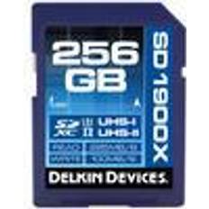 Delkin U3 Hukommelseskort Delkin SDXC UHS-II U3 285/100MB/s 256GB (1900x)