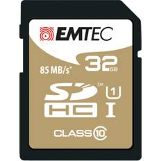 Emtec Hukommelseskort & USB Stik Emtec Gold+ SDHC Class 10 UHS-I U1 85/20MB/s 32GB