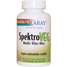 B-vitaminer - Jod Kosttilskud Solaray Spektro Veg 120 stk