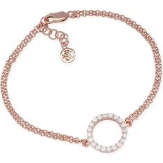 Sif Jakobs Biella Grande Bracelet - Rose Gold/White