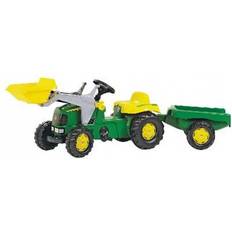 Rolly Toys Gåbiler Rolly Toys John Deere Pedal Tractor with Working Front Loader & Detachable Trailer
