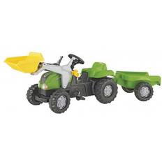 Rolly Toys Gåbiler Rolly Toys Rolly Kid Tractor With Frontloader & Trailer Green
