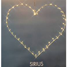 LED-belysning Julebelysning Sirius Liva Heart Julelampe 26cm