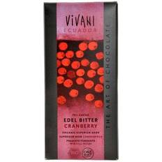 Vivani Fødevarer Vivani Superior Mørk Chokolade med Tranebær 100g