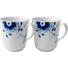 Med håndtag Kopper Royal Copenhagen Blue Fluted Mega Krus 37cl 2stk