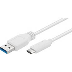 Guld - USB A-USB C - USB-kabel Kabler MicroConnect SuperSpeed USB A - USB C 3.0 0.5m