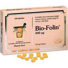 B-vitaminer Kosttilskud Pharma Nord Bio-Folin 400mcg 180 stk