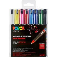 Kuglepenne Uni Posca PC-1MR Extra Fine Markers Basic Colors 8-pack