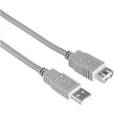 Hama USB A-USB A - USB-kabel Kabler Hama USB A - USB A M-F 2.0 3m