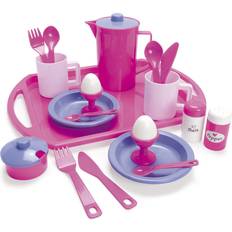Dantoy Legetøjskøkkener Dantoy Play Princess Lilac Breakfast Tea Set on Tray 23 Part 4345