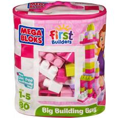 Mega Bloks Elefanter Legetøj Mega Bloks First Builders Building Bag 80pcs