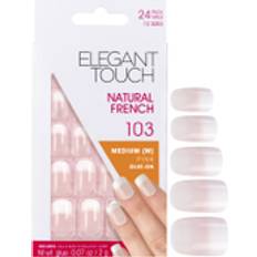 Kunstige negle & Neglepynt Elegant Touch Natural French Pink Nails 103 24-pack