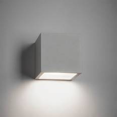 LIGHT-POINT Sølv Væglamper LIGHT-POINT Cube Down LED Vægarmatur