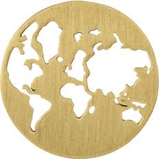 Charms & Vedhæng ByBiehl Beautiful World Pendant - Gold