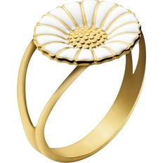 Georg Jensen Guldbelagt Ringe Georg Jensen Daisy Small Ring - Gold/White