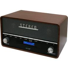 AUX in 3,5 mm - Brun - FM Radioer Denver DAB-36