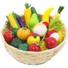 Goki Legetøjsmad Goki Fruit & Vegetables in Basket