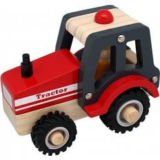 Traktorer Magni Wooden Tracktor with Rubber Wheels 2438