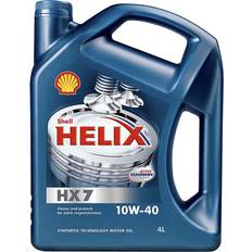 Shell helix hx7 10w40 biludstyr Shell Helix HX7 10W-40 Motorolie 4L