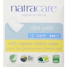 Intimhygiejne & Menstruationsbeskyttelse Natracare Organic Ultra Super Pads with Wings 12-pack