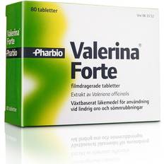 Vitaminer & Kosttilskud Pharbio Valerina Forte 200mg 80 stk