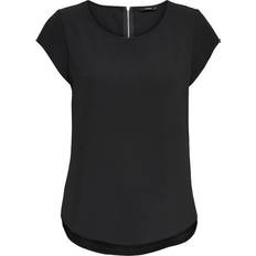 46 Toppe Only Loose Short Sleeved Top - Black