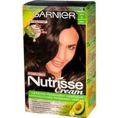 Garnier Permanente hårfarver Garnier Nutrisse Cream #4 Brown 140ml