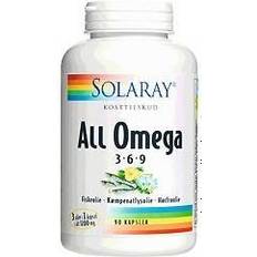 Vitaminer & Kosttilskud Solaray All Omega 3-6-9 90 stk
